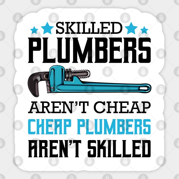 Plumber Sticker by Lumio Gifts
